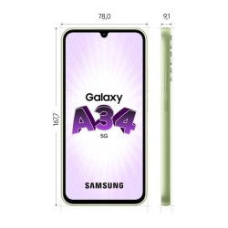 SAMSUNG Galaxy A34 5G Lime 128 Go