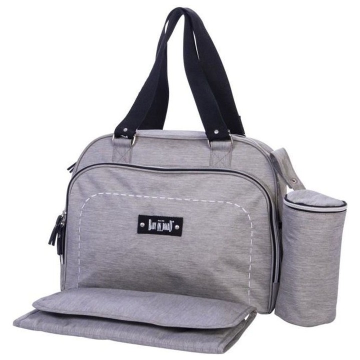 BABY ON BOARD Sac a langer SIMPLY Sushi - gris/noir