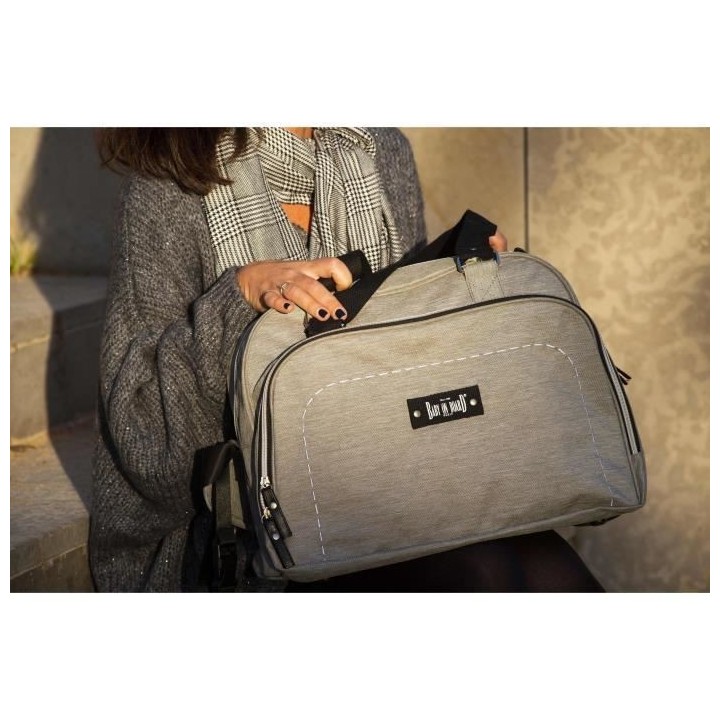 BABY ON BOARD Sac a langer SIMPLY Sushi - gris/noir