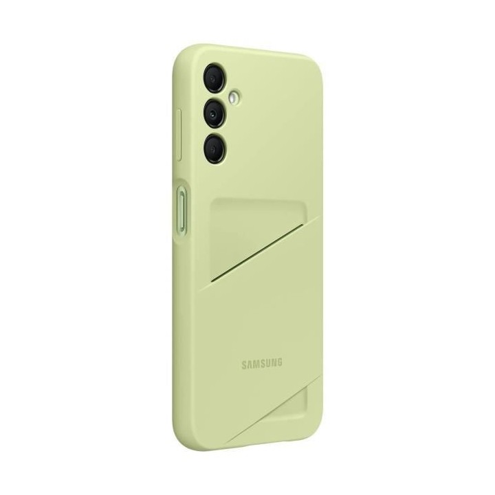 Coque arriere SAMSUNG avec porte-carte Galaxy A14 4G / 5G Vert Clair