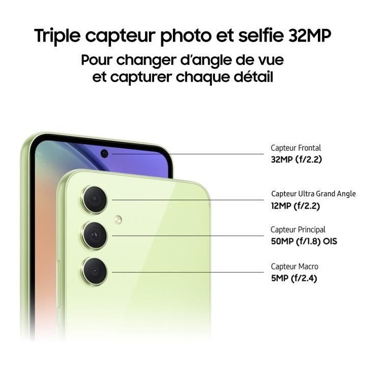 SAMSUNG Galaxy A54 5G Lavande 128 Go