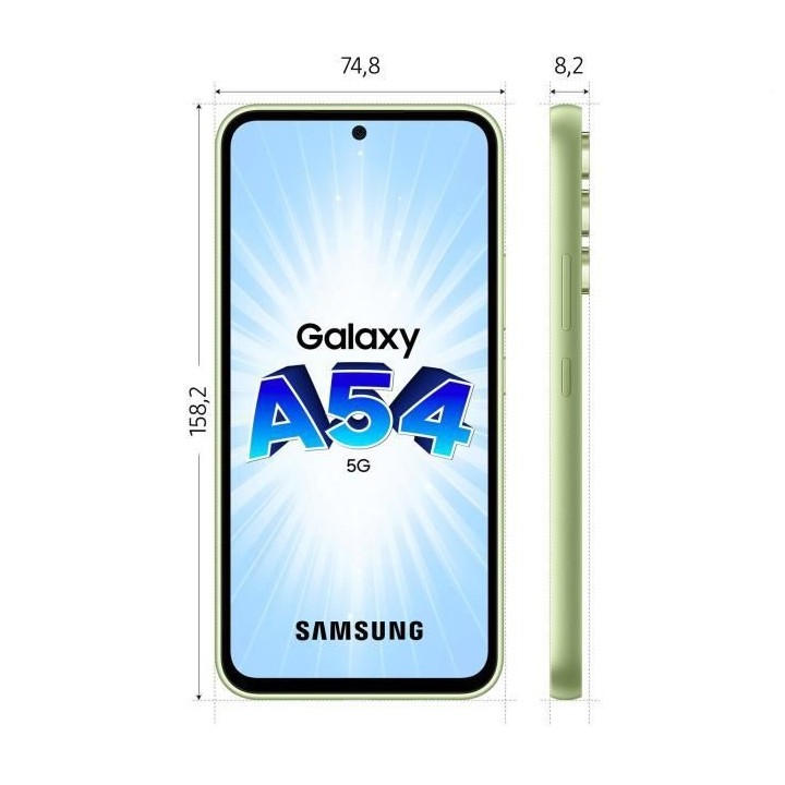 SAMSUNG Galaxy A54 5G Lime 128 Go