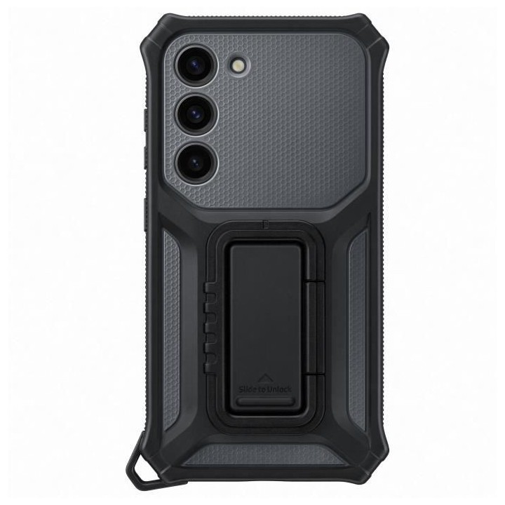 SAMSUNG Coque Renforcée support amovible Galaxy S23 Gris