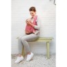 Echarpe De Portage - Babylonia Baby Carriers - Modele BB-SLEN - Porte-Bébé - 100% Coton Organique - 490 cm - Berry Dusk