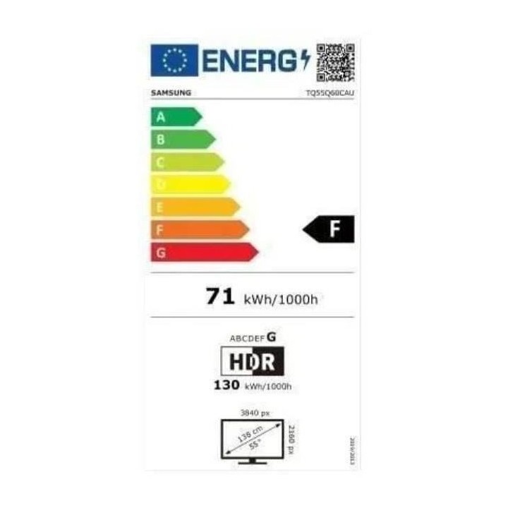 SAMSUNG 55Q60B TV QLED 4K UHD 55 (138 cm) Smart TV 3 ports HDMI