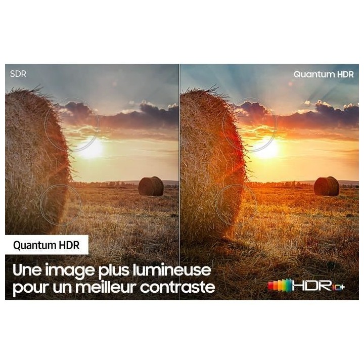 SAMSUNG 55Q70B - TV QLED 4K UHD 55 (138 cm) - Quantum HDR - Smart TV -