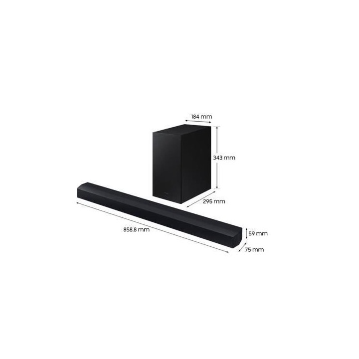 SAMSUNG HW-C440 - Barre de son 2.1ch - 300W - Bluetooth - DTS Virtual: