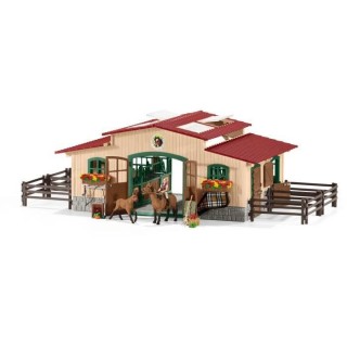 SCHLEICH - Ecurie avec chevaux - 42195 - Gamme Farm World