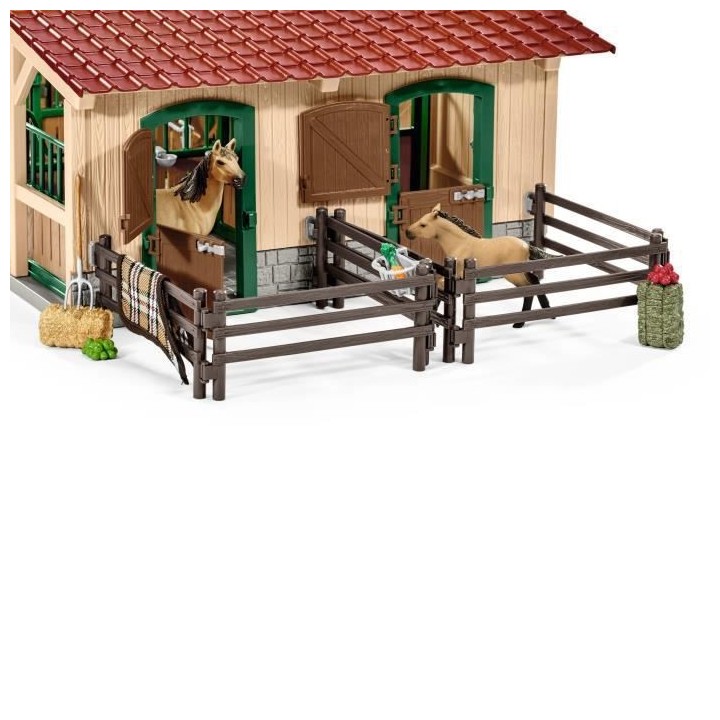 SCHLEICH - Ecurie avec chevaux - 42195 - Gamme Farm World