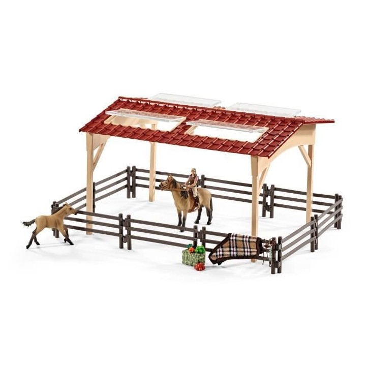 SCHLEICH - Ecurie avec chevaux - 42195 - Gamme Farm World