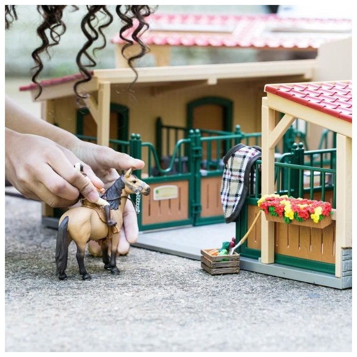 SCHLEICH - Ecurie avec chevaux - 42195 - Gamme Farm World