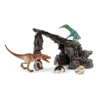 Schleich - Kit de dinosaures avec grotte - 41461