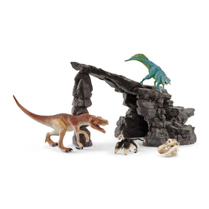 Schleich - Kit de dinosaures avec grotte - 41461