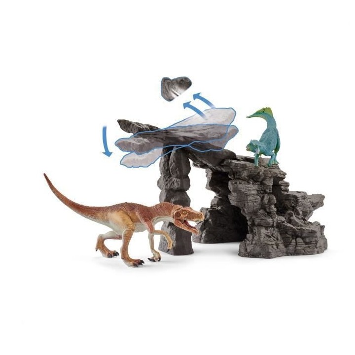 Schleich - Kit de dinosaures avec grotte - 41461