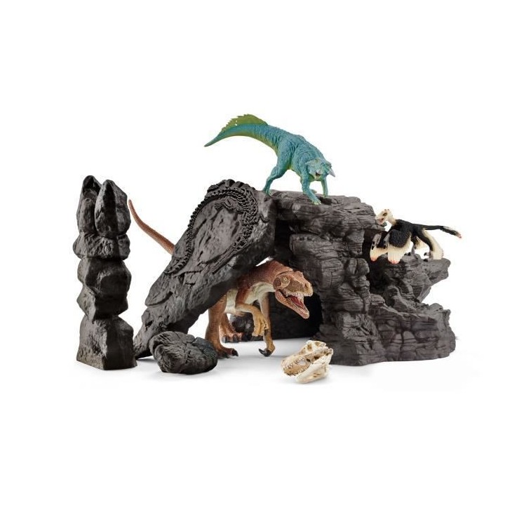 Schleich - Kit de dinosaures avec grotte - 41461