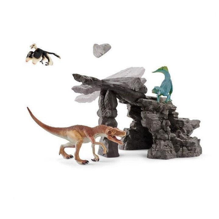 Schleich - Kit de dinosaures avec grotte - 41461