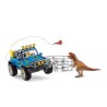 Schleich - Voiture tout-terrain avec avant-poste Dino - 41464