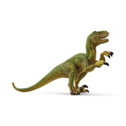 Schleich - Fuite sur quad face au vélociraptor - 41466