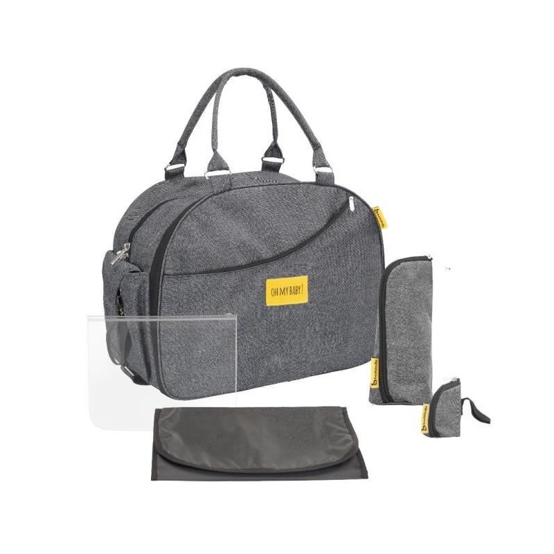 BADABULLE Sac a langer Weekend - Noir