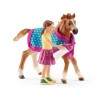 Schleich - Poulain avec couverture - 42361