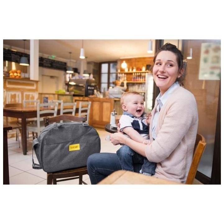 BADABULLE Sac a langer Weekend - Noir