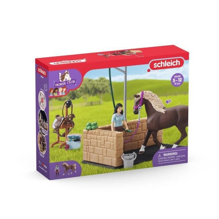 Schleich - Box de lavage pour chevaux Emily & Luna - 42438