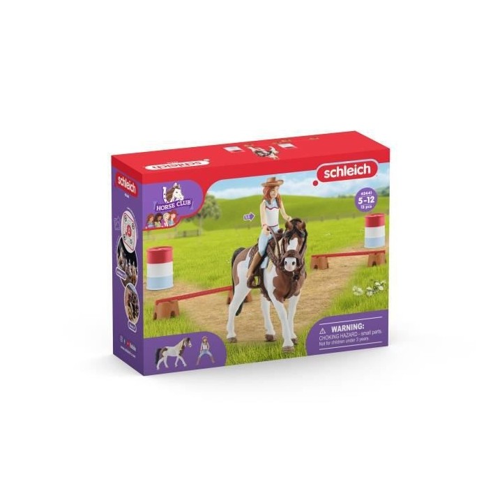 Schleich - Kit d'équitation western d'Horse Club Hannah - 42441