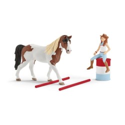 Schleich - Kit d'équitation western d'Horse Club Hannah - 42441