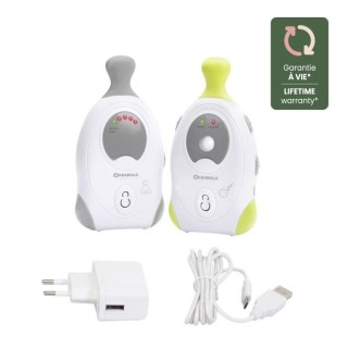 BADABULLE Baby Online 300m+ Babyphone Audio avec Veilleuse