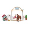 Schleich - Horse Club chevaux invités d'Hannah avec chienne Ruby - 42458