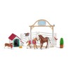 Schleich - Horse Club chevaux invités d'Hannah avec chienne Ruby - 42458