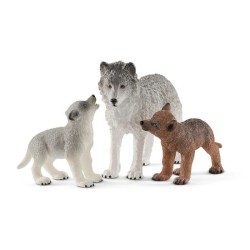 Schleich - Maman loup avec...