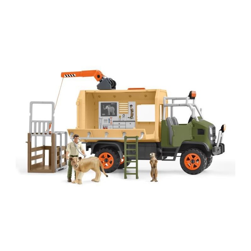 Schleich - Gros camion sauvetage d'animaux - 42475