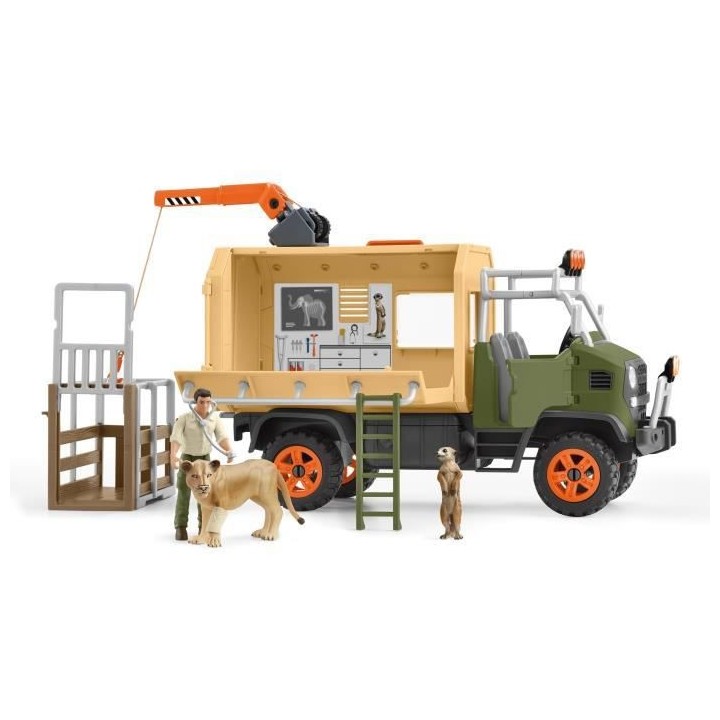 Schleich - Gros camion sauvetage d'animaux - 42475