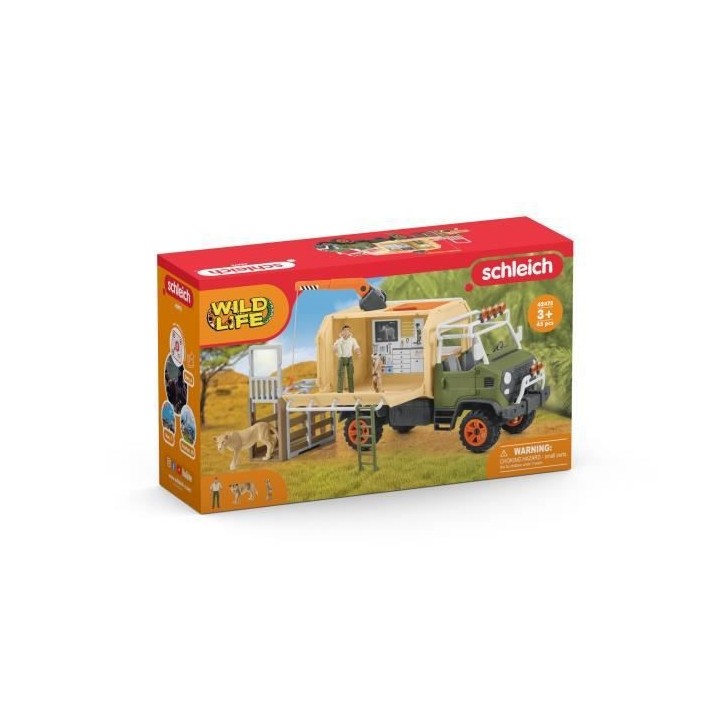 Schleich - Gros camion sauvetage d'animaux - 42475