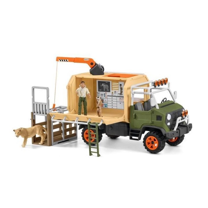 Schleich - Gros camion sauvetage d'animaux - 42475