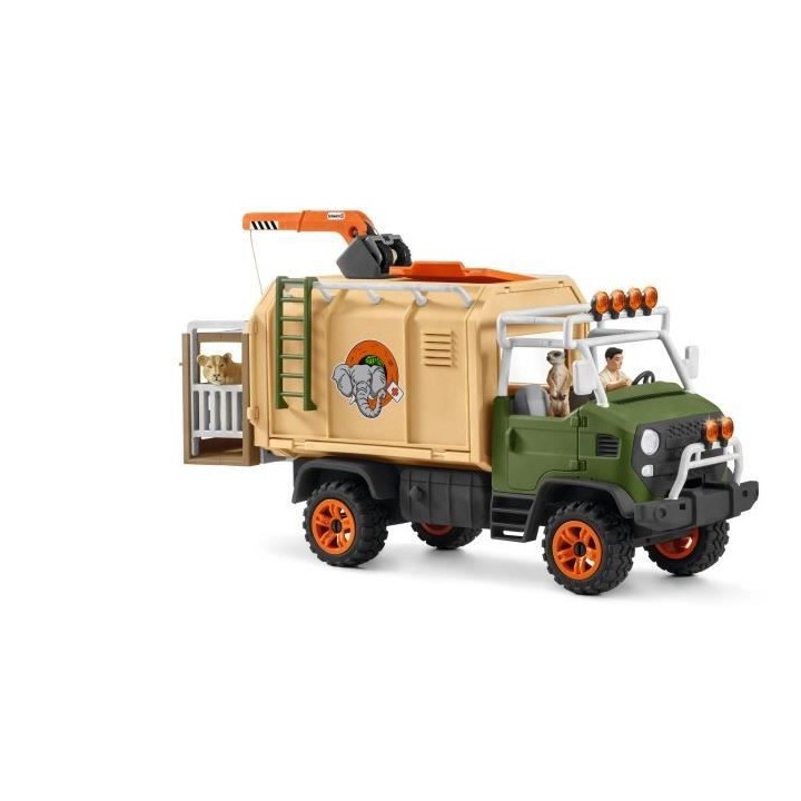 Schleich - Gros camion sauvetage d'animaux - 42475