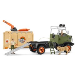 Schleich - Gros camion sauvetage d'animaux - 42475