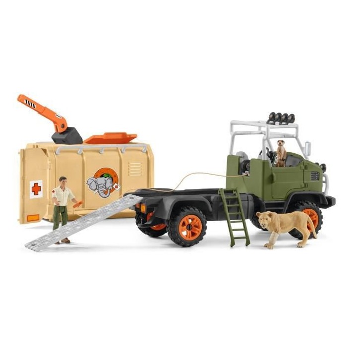 Schleich - Gros camion sauvetage d'animaux - 42475