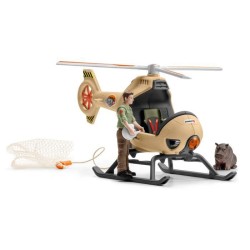 Schleich - Hélicoptere pour sauvetage d'animaux - 42476