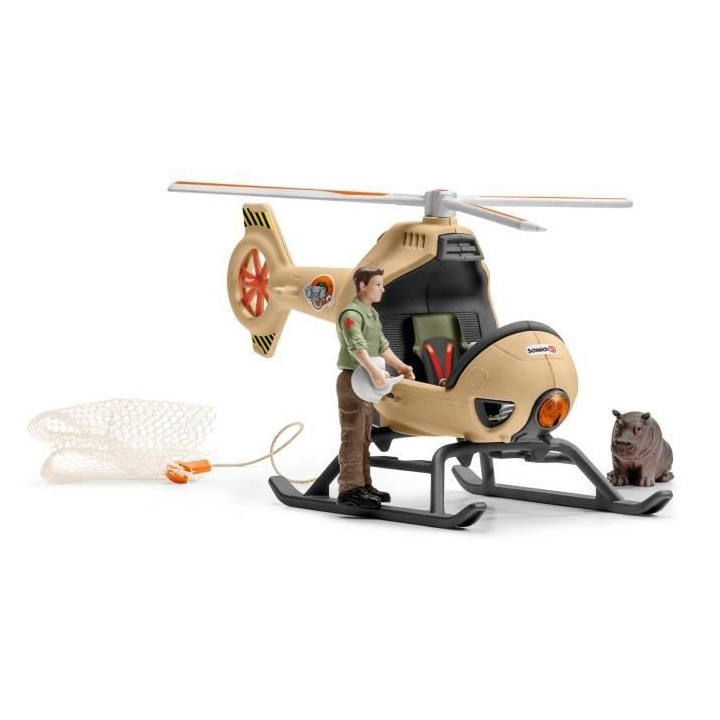 Schleich - Hélicoptere pour sauvetage d'animaux - 42476