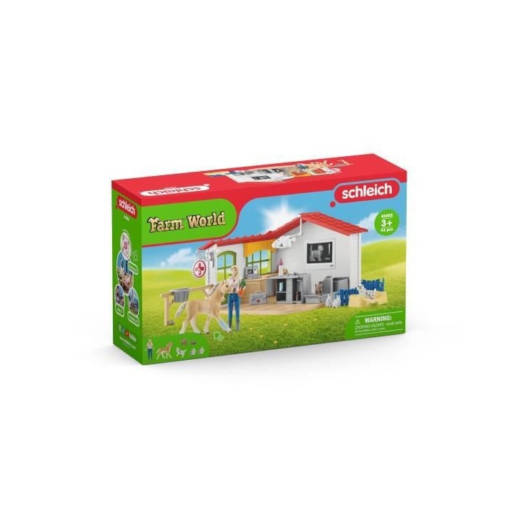 Schleich - Cabinet vétérinaire avec animaux - 42502