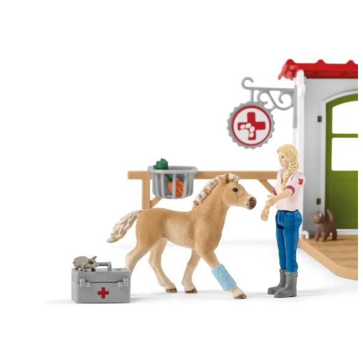 Schleich - Cabinet vétérinaire avec animaux - 42502