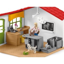 Schleich - Cabinet vétérinaire avec animaux - 42502