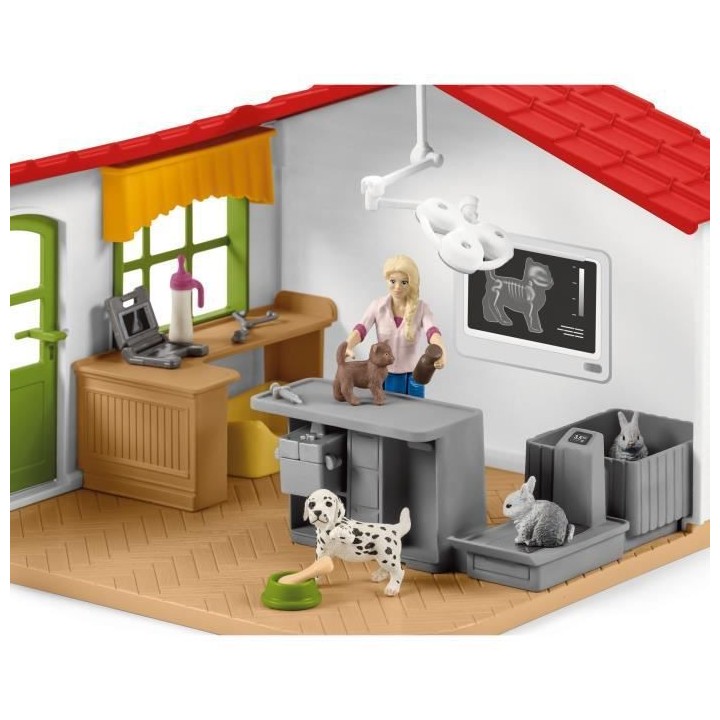 Schleich - Cabinet vétérinaire avec animaux - 42502
