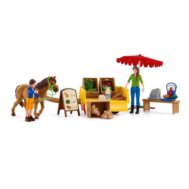 Schleich - Étal mobile de la ferme - 42528