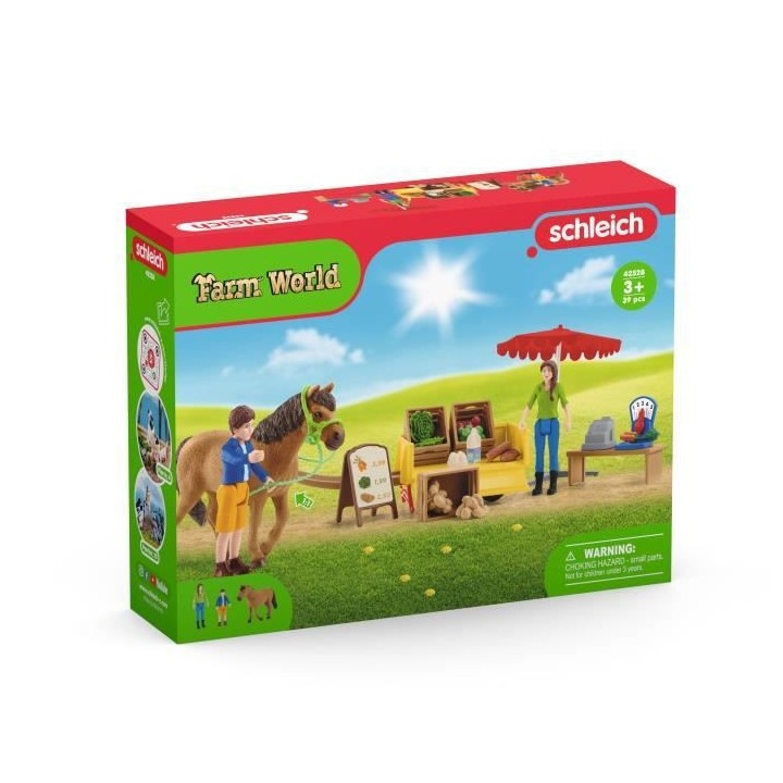 Schleich - Étal mobile de la ferme - 42528