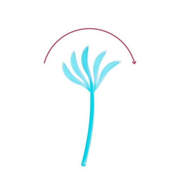 BADABULLE Lot de 5 Cuilleres souples ergonomiques Funcolors, des 6 moi