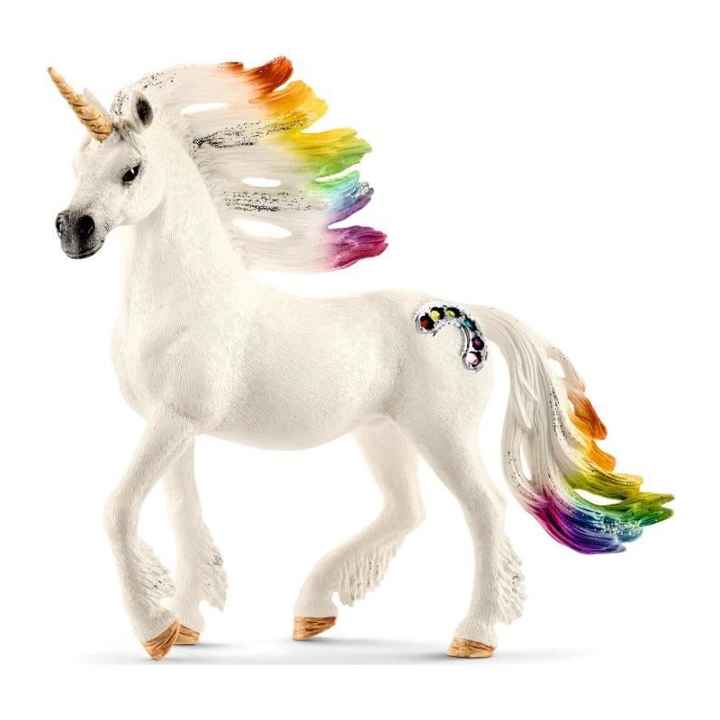 SCHLEICH - Licorne arc-en-ciel, mâle - 70523 - Gamme Bayala