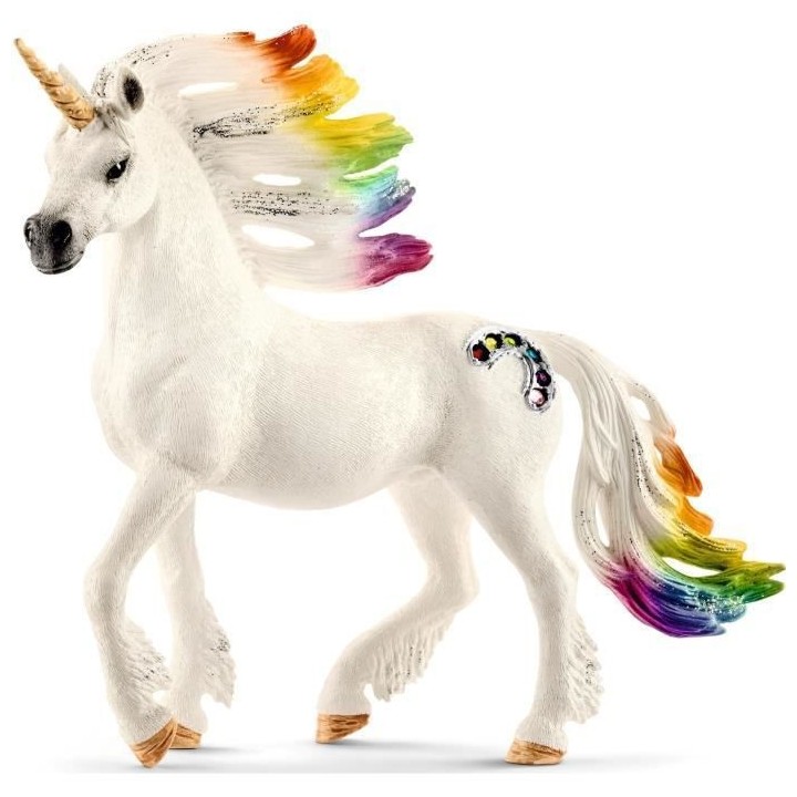 SCHLEICH - Licorne arc-en-ciel, mâle - 70523 - Gamme Bayala